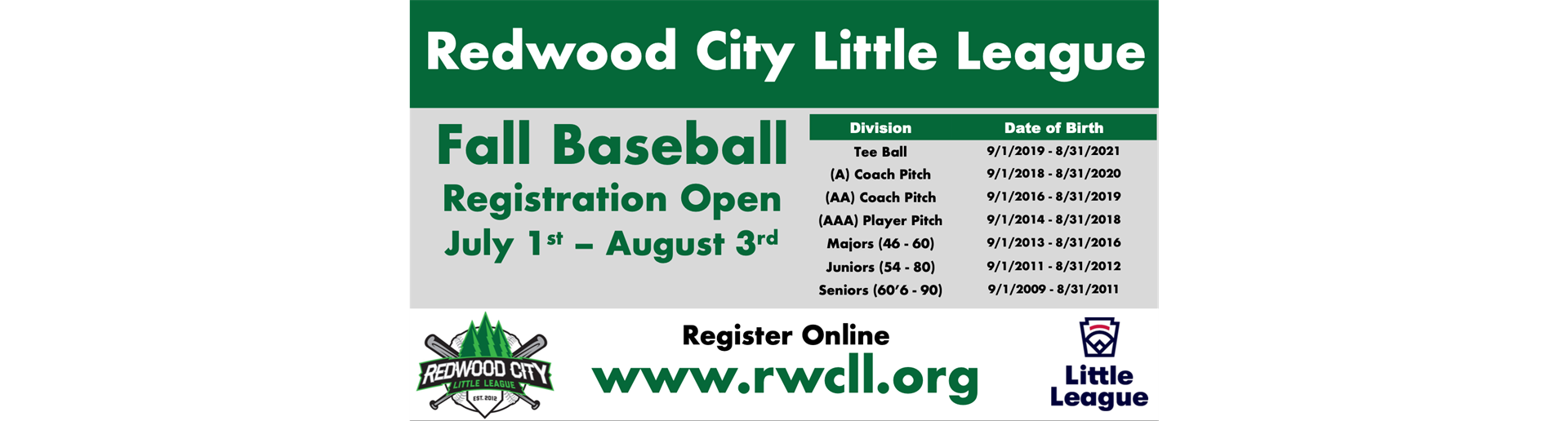 Fall Ball Registration Opening Soon